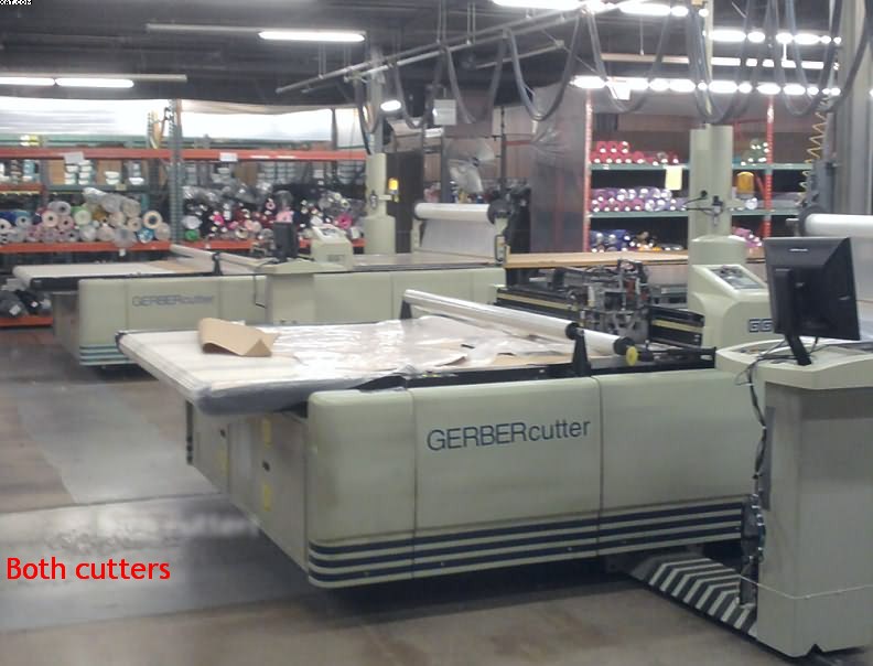 GERBER Model S3200 Fabric Cutter, 70" working width,